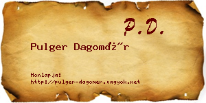 Pulger Dagomér névjegykártya